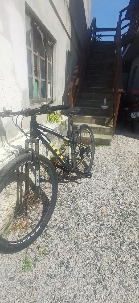 Bicileta GTI aro 29 freio a disco e suspensão hidráulica - Foto 3