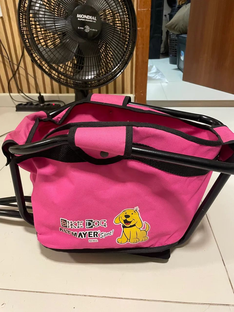 Cadeirinha Bike Dog Altmayer Grande Rosa - Foto 3