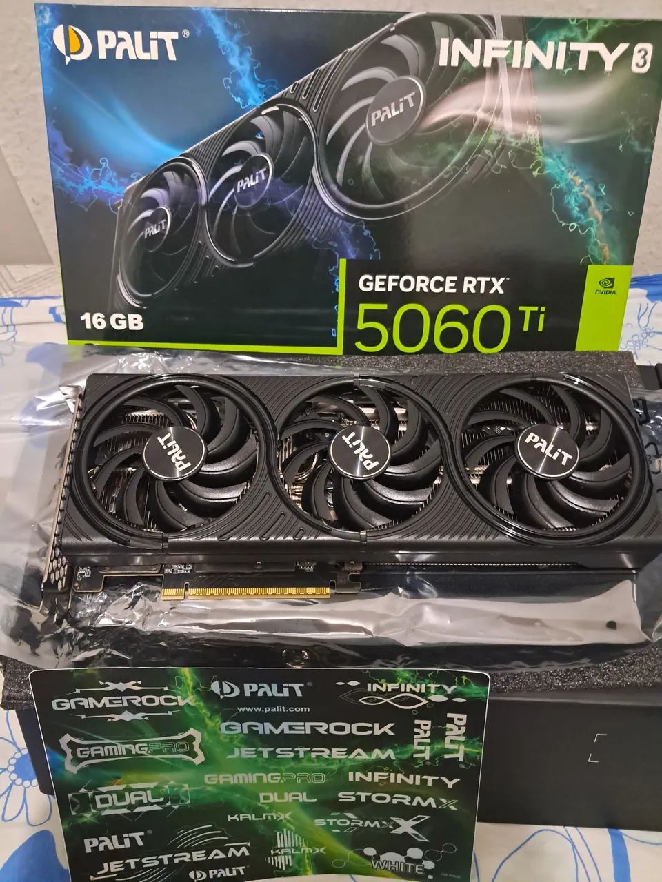Placa de vídeo Nvidia RTX 5060ti Palit 16gb - Foto 2