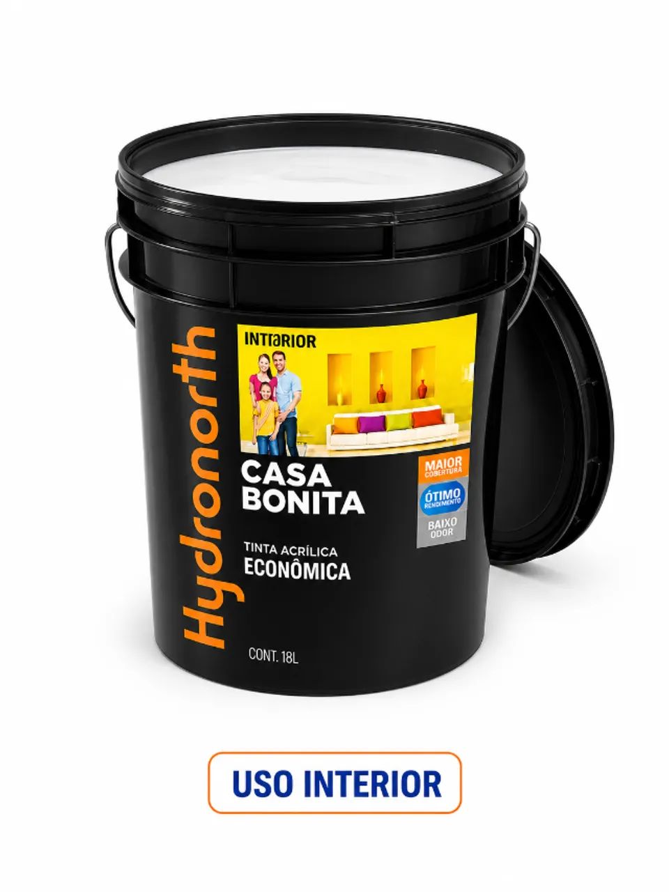 Tinta Acrílica Hydronorth Casa Bonita 18l Antimofo - Foto 4