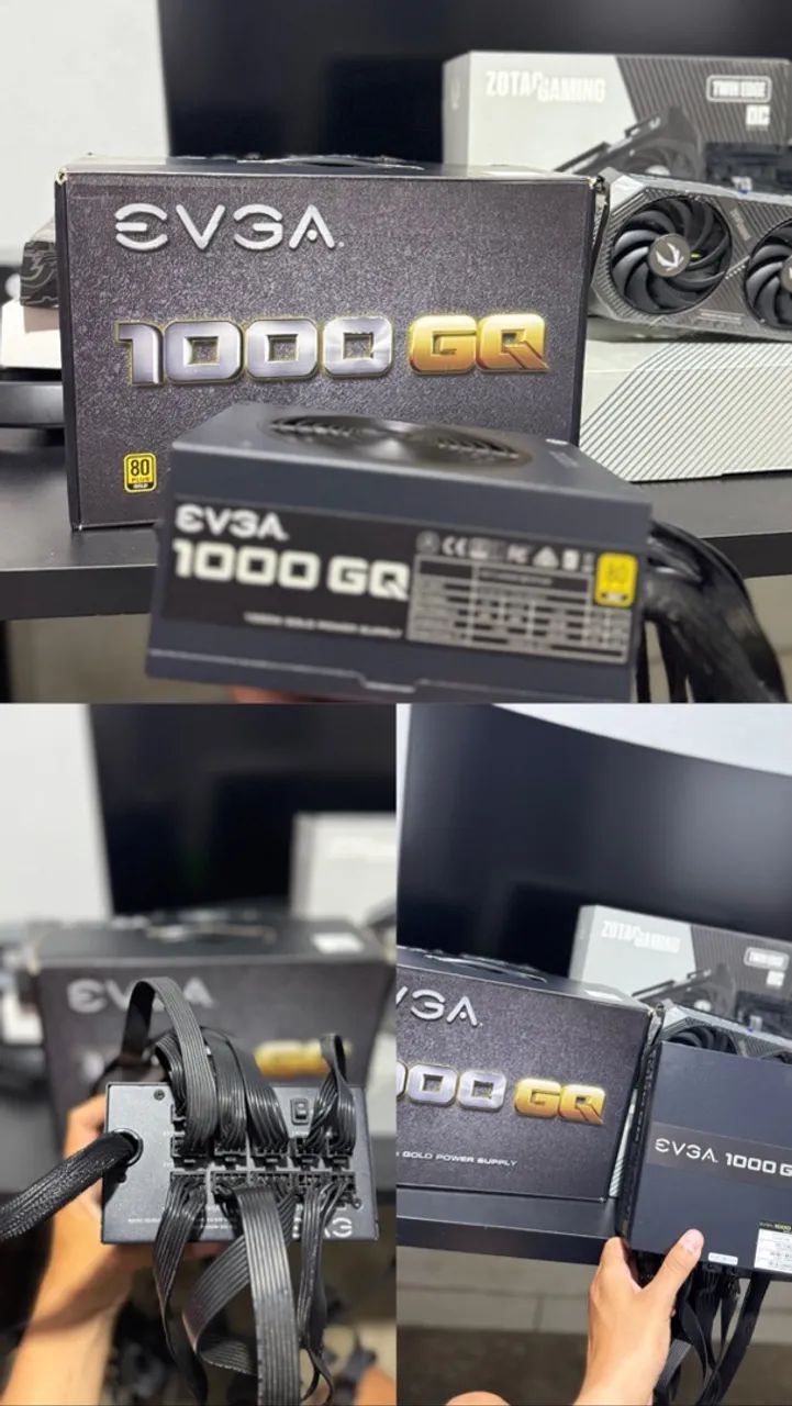 FONTE EVGA 1000W COMPLETA  - Foto 4