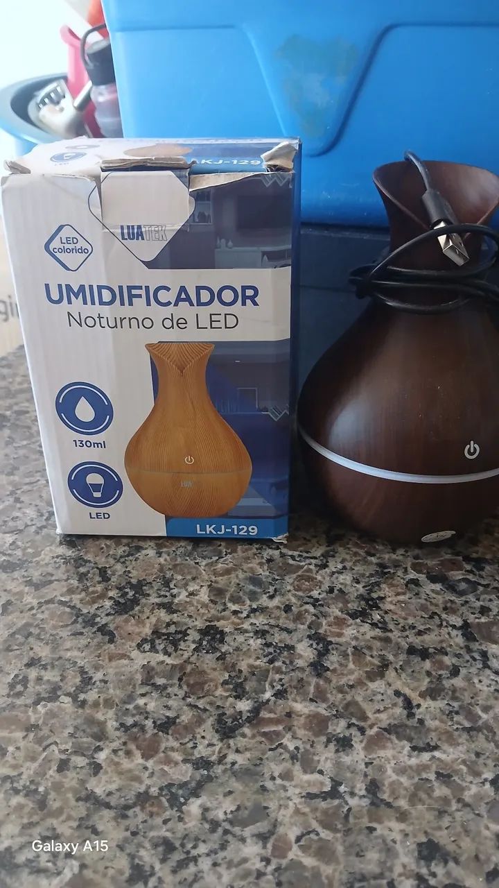 Umidificador com luz refletida, lindo! - Foto 2