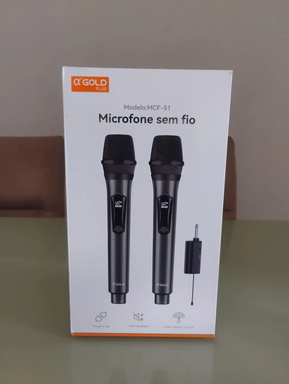 Duplo Microfone sem fio MCF-51