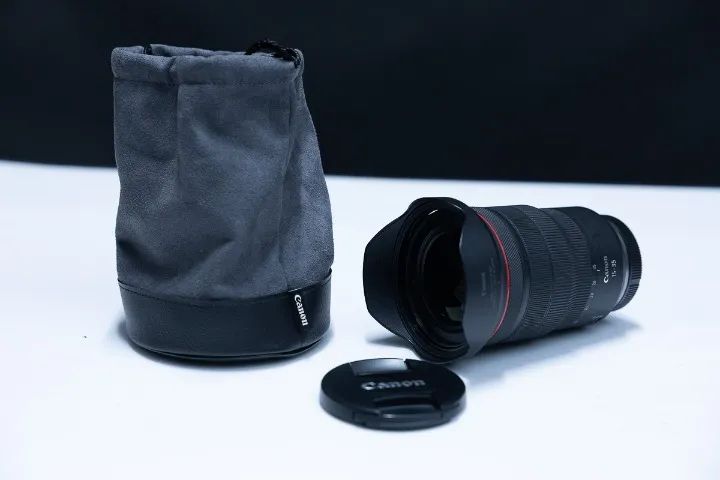 Lente Canon RF 15-35mm F2.8L IS USM NOVÍSSIMA, pouco uso, completa - Foto 6