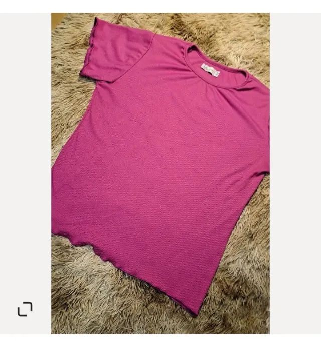 Blusa chic G3 rosa canelada  - Foto 3