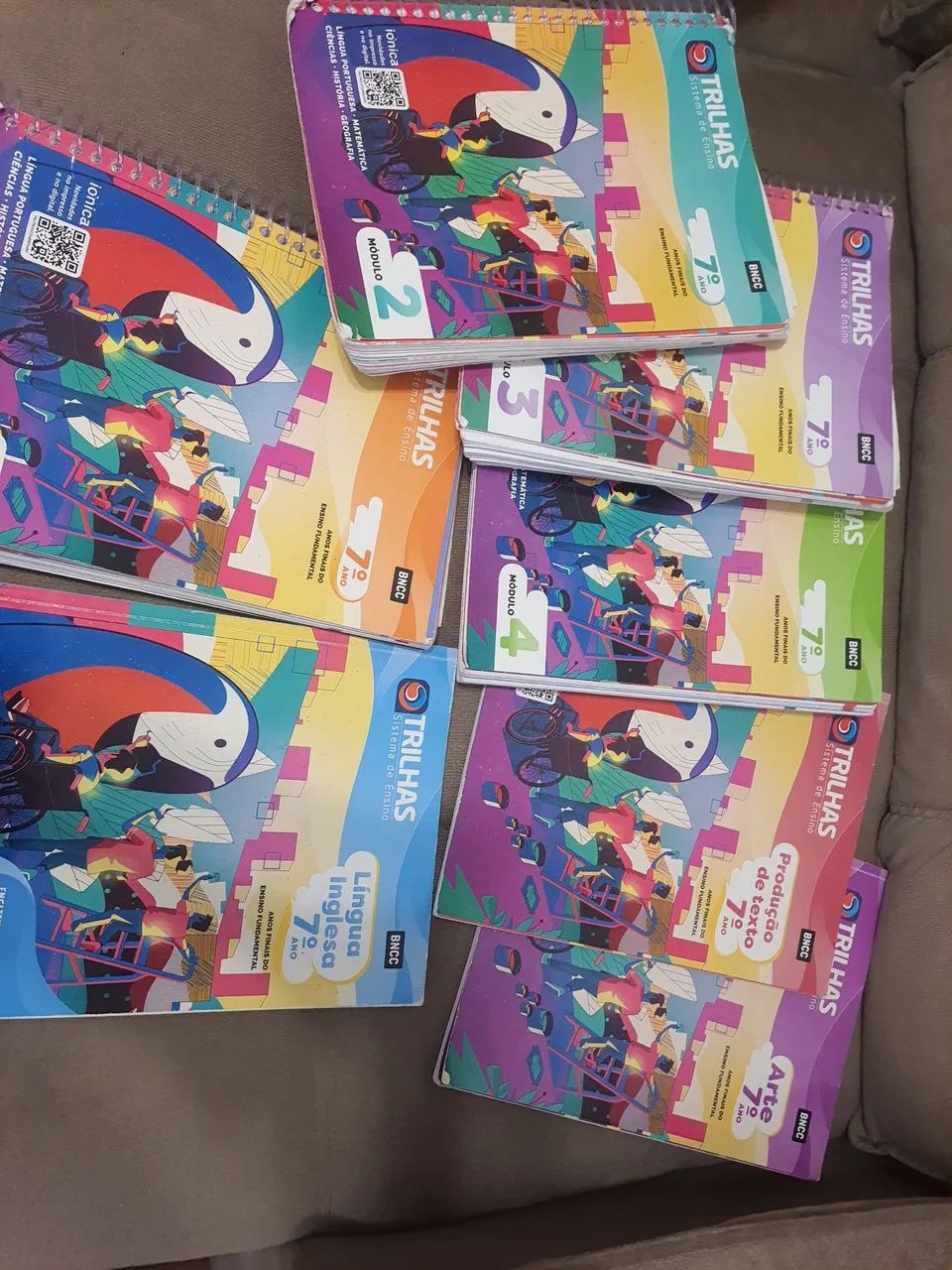 Livros Didáticos 7° Ano Sistema Trilhas  - Foto 4