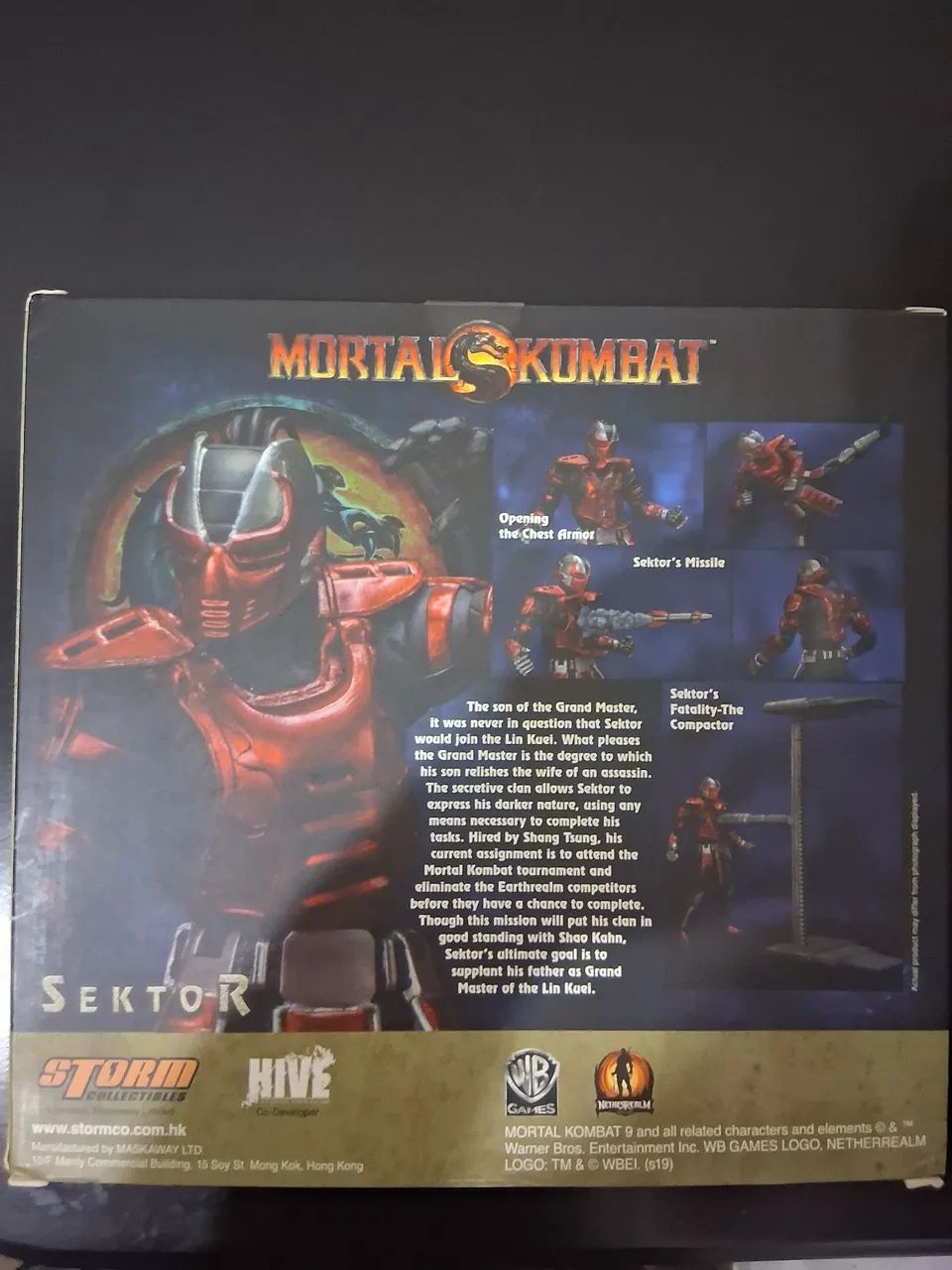 Storm collectibles mortal kombat sektor - Hobbies e coleções