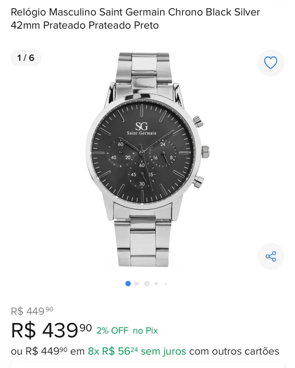 Relógio Saint Germain  - Foto 4