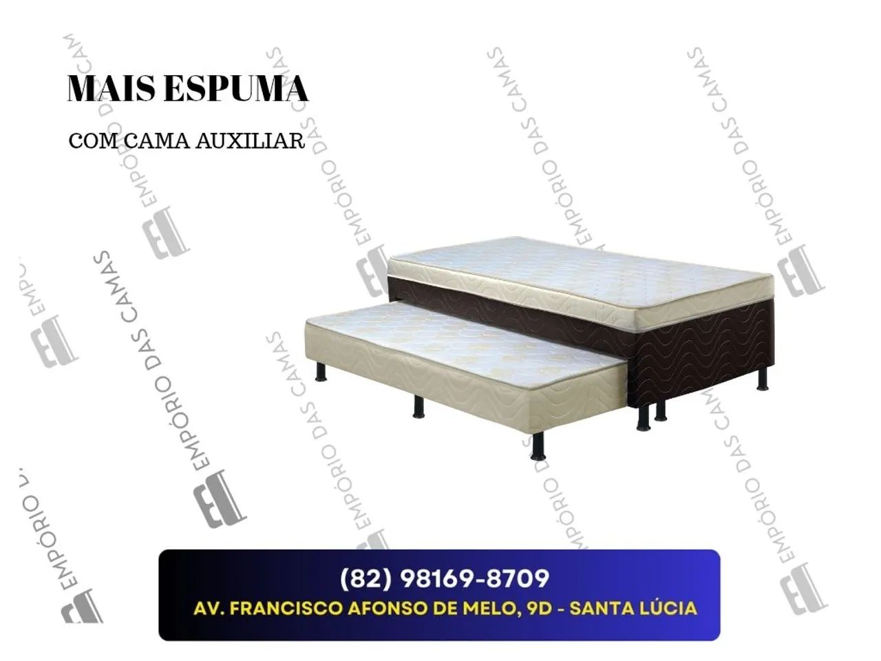 Camas conjugadas com base auxiliar  - Foto 2