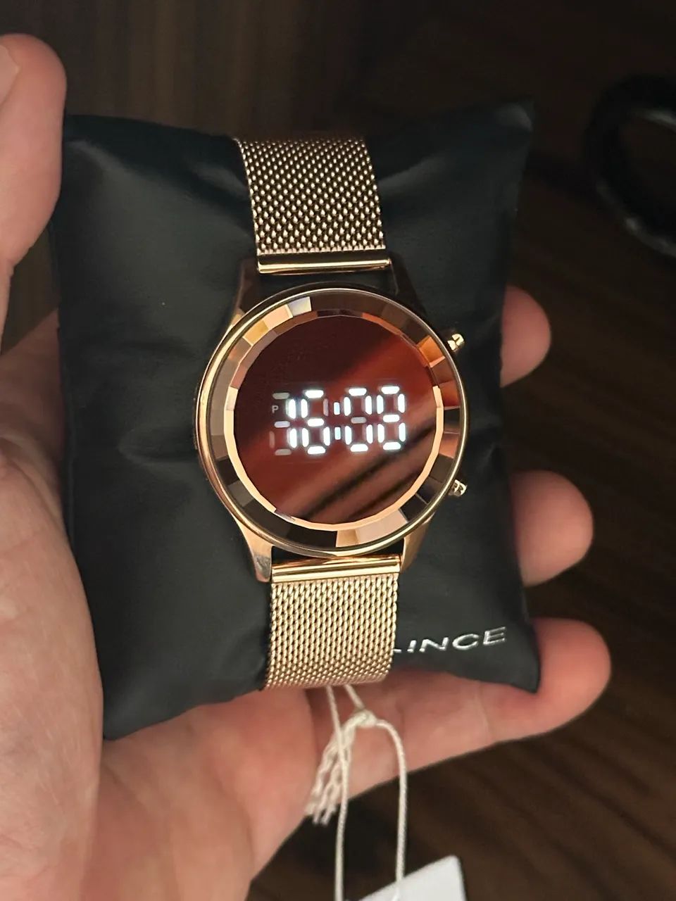 Relógio Lince Digital feminino 37mm novo