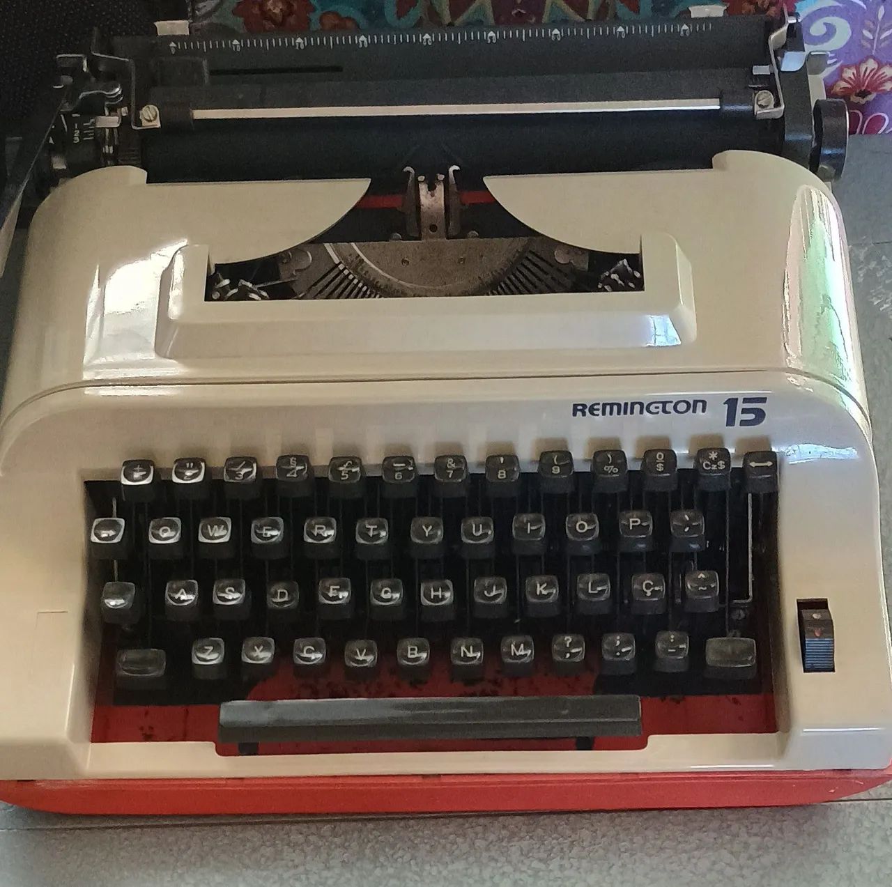 Máquina de datilografia 