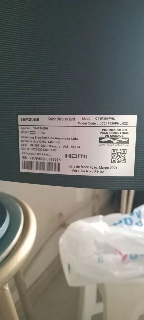 Monitor Curvo Samsung 24'' Full Hd Freesync - Foto 4