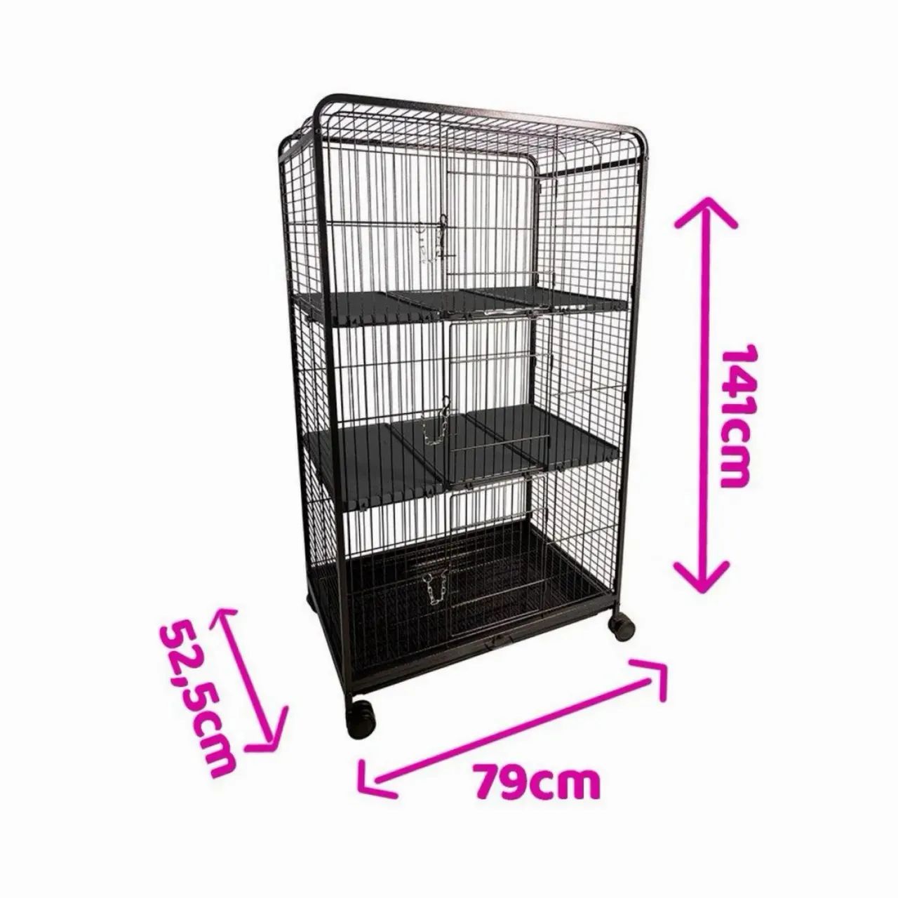 Gaiola Viveiro Forcevet Fauna Pet Luxo Multiuso Jel Plast - Foto 2