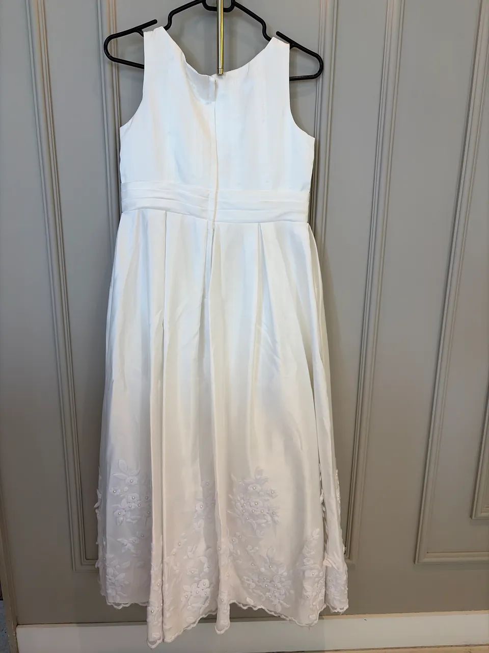 Vestido Daminha/Noiva Off White- Miami/EUA, na LANTING BRIDE  (RETIRADA APENAS EM BELÉM)