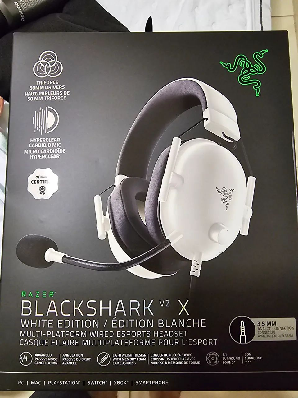 Fone Razer Black Shark X 