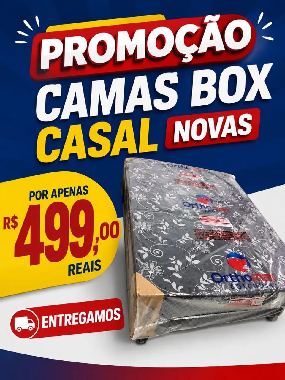 PROMOÇÃO CAMAS BOX CASAL 