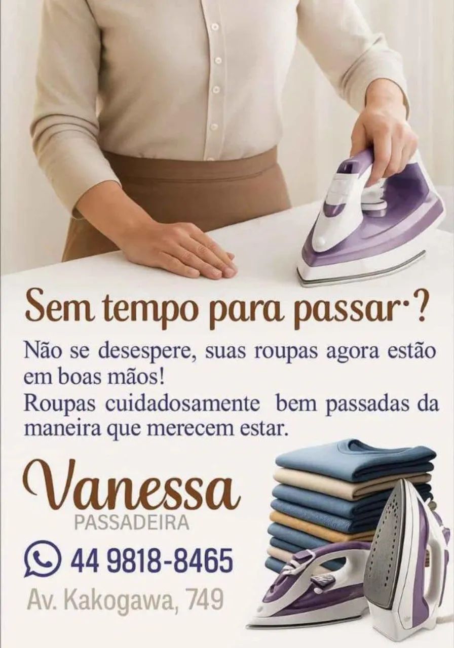 Passadeira de roupa 