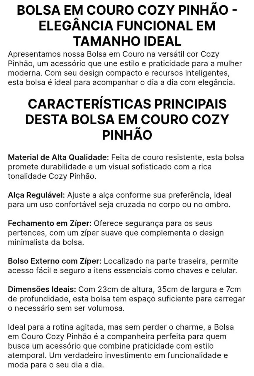 Bolsa de couro legítimo  - Foto 4