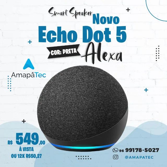 Alexa Echo Dot 5 Preta