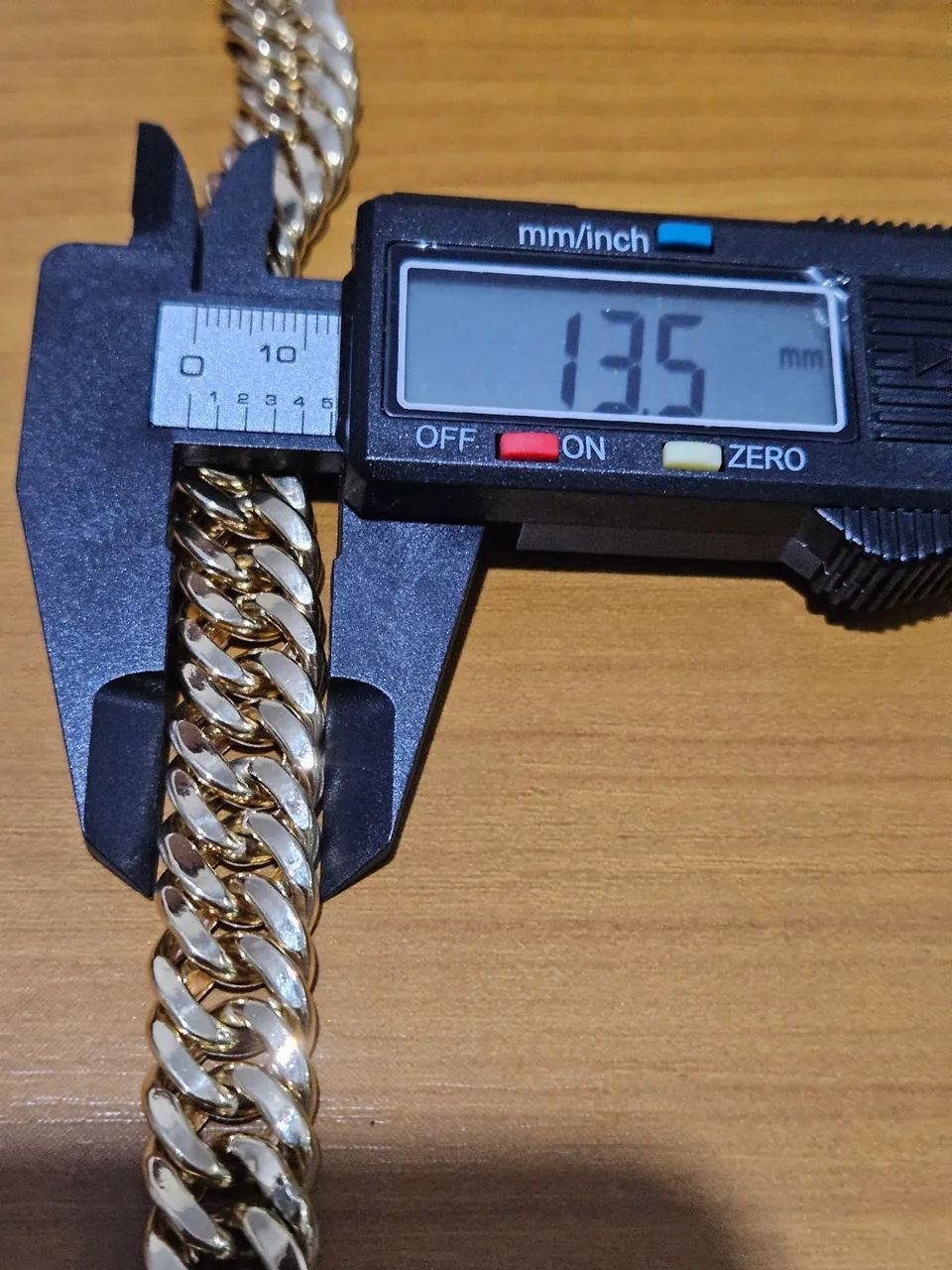 PULSEIRA ELO GRUMET DUPLO OURO 18K  - Foto 4