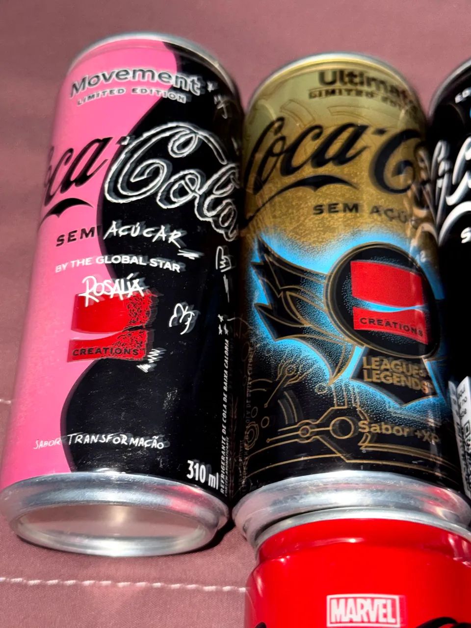 Latinhas Coca Cola Marvel Edição Limitada - Produto de colecionador - Foto 3