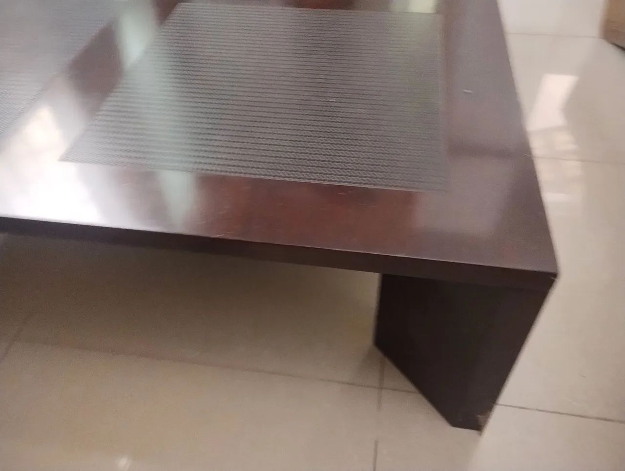 Mesa de centro de madeira maciça  - Foto 4