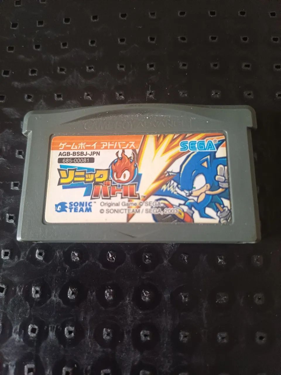 Fita Nintendo GBA Sonic Original!