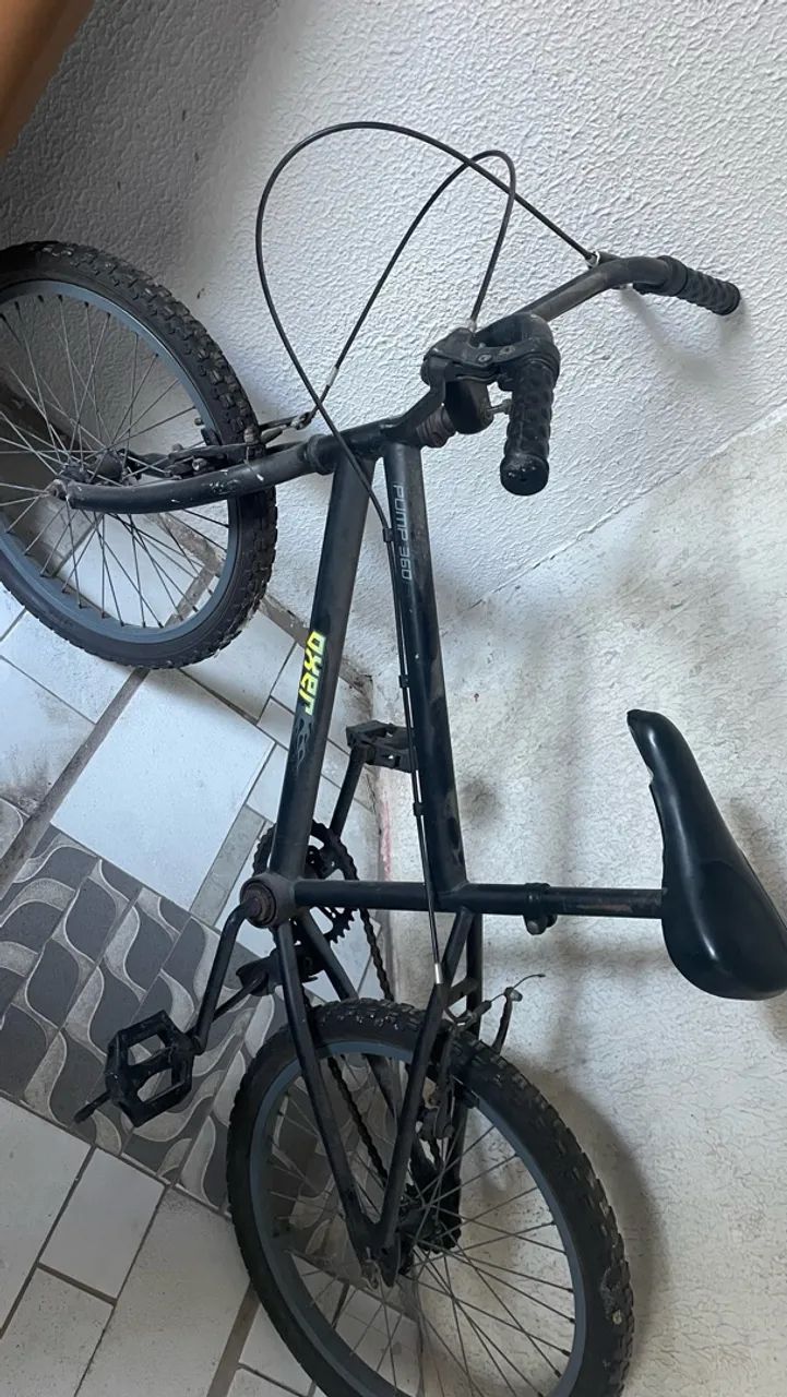 Bicicleta Oxer Pump 360 aro 20 BMX preta - Foto 2