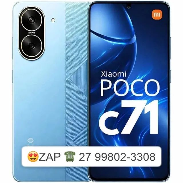 Xiaomi Poco C71 6.88' トリプルスロット SIM Free POCO C71 128GB 4GB RAM Dual SIM Tela 6.88