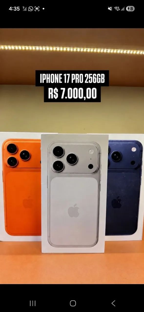 Iphone 17 PRO lacrado 