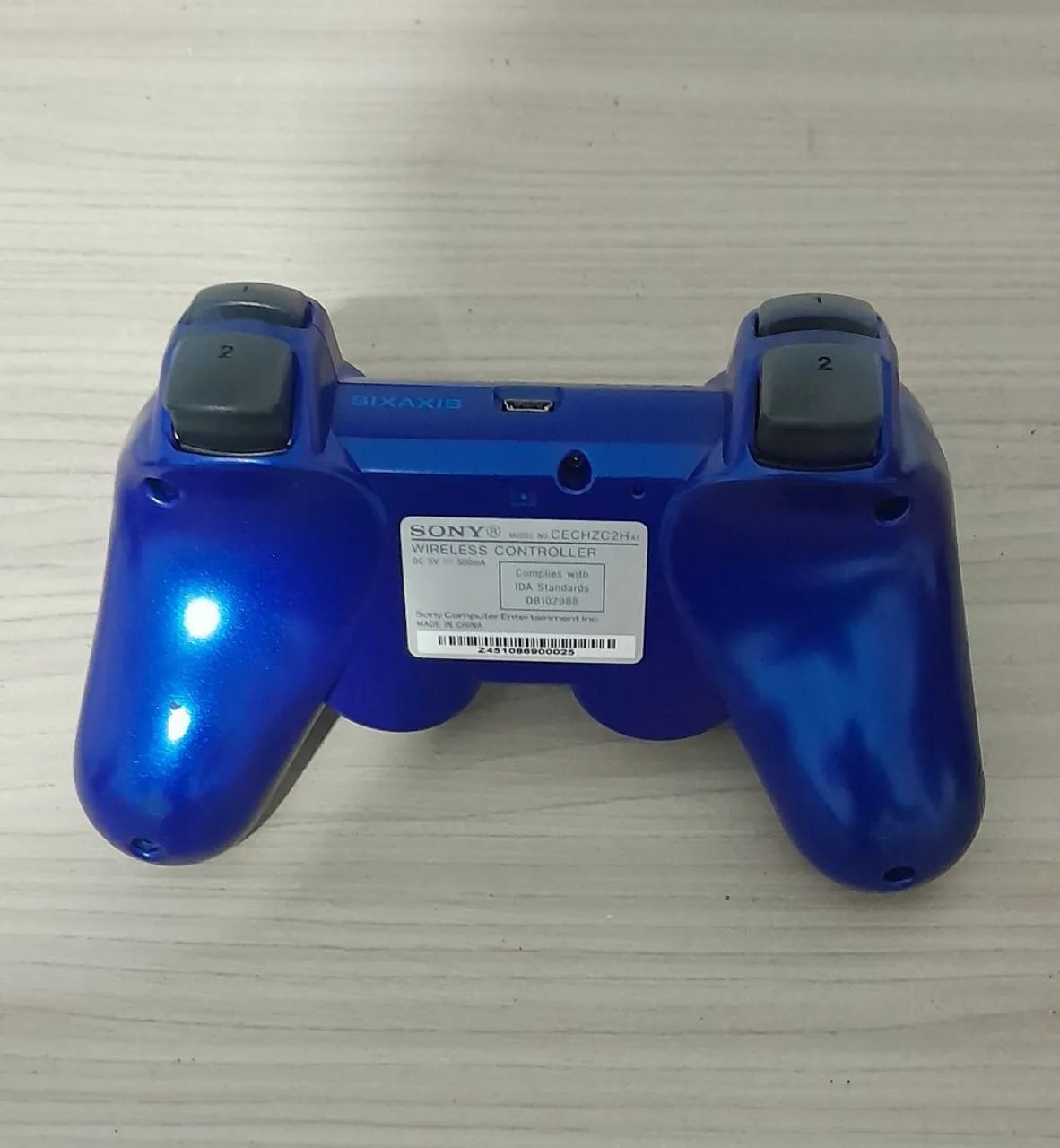Controle Original Blue do PS3 - Foto 2