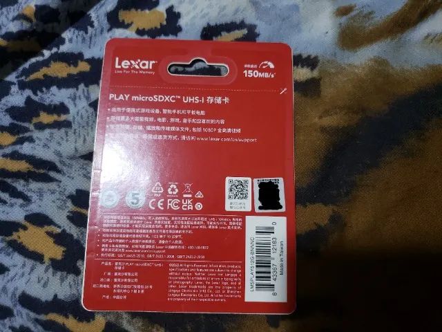 Cartão MicroSDXC 512GB Lexar Play Original Com Certificado - Foto 2