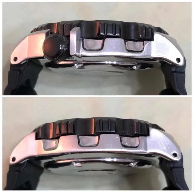 Seiko Prospex Monster SRP315 Black Orange Diver 200m Automatico - Foto 5