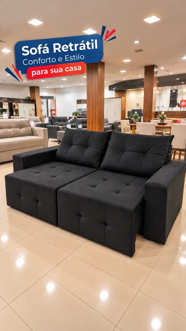 Vendo Sofá retrátil perfeito para sua sala . 