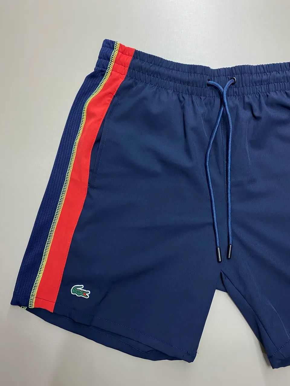 Bermuda Tactel Azul Marinho/Verde - Foto 4