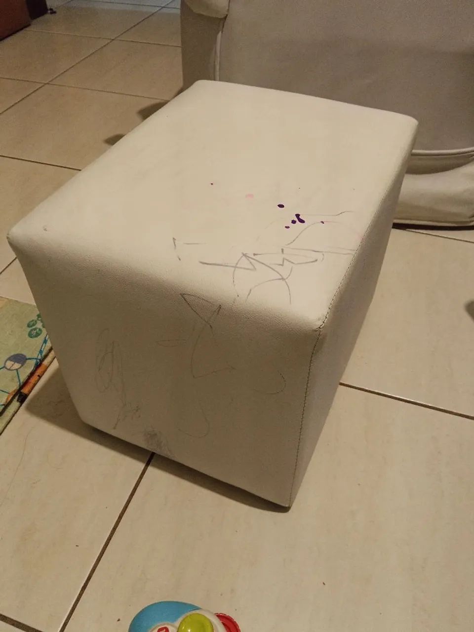 Poltrona de Amamentação de Balanço com Puff - Foto 5