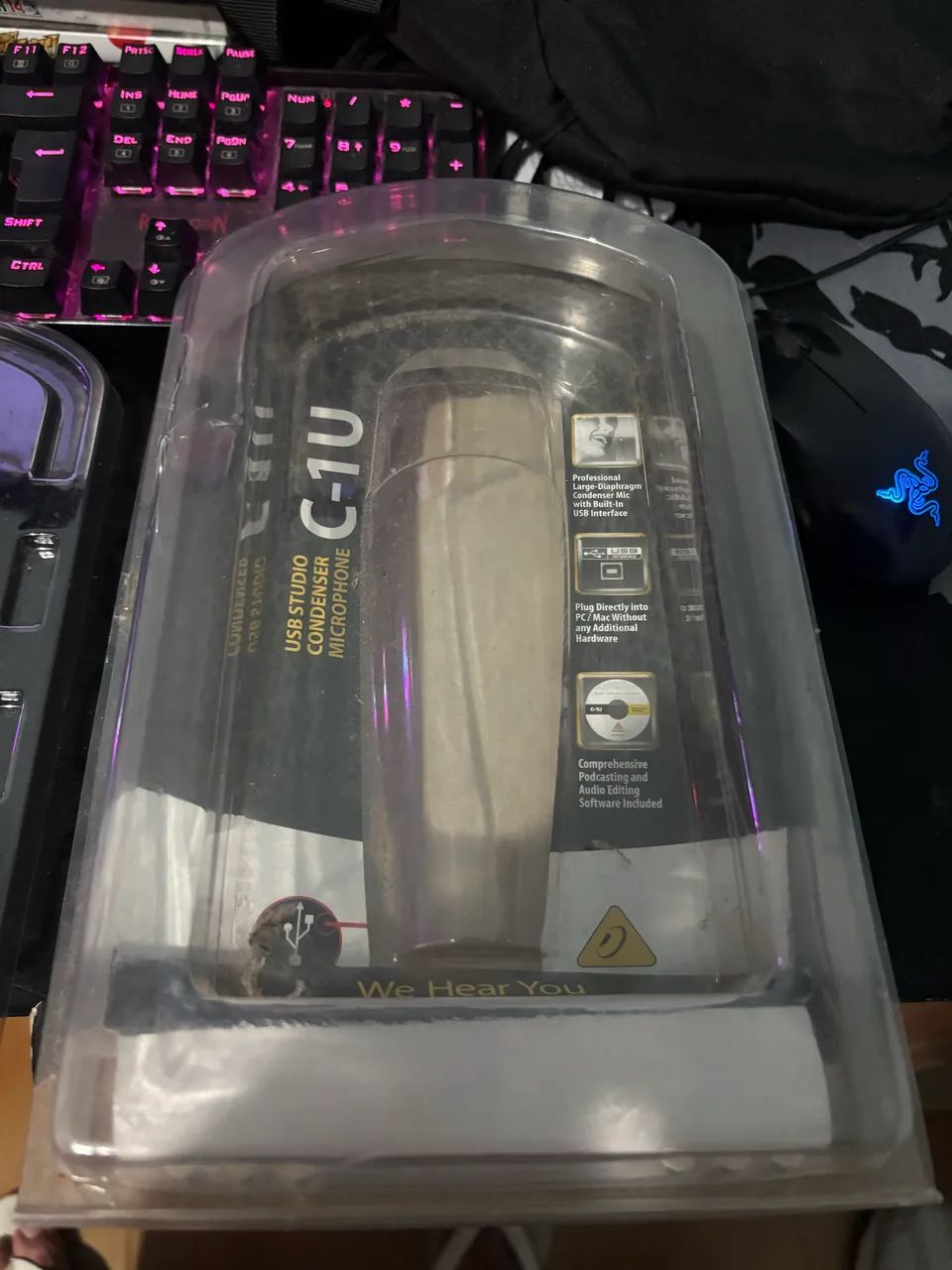 Microfone condensador Behring C-1U USB - Foto 4