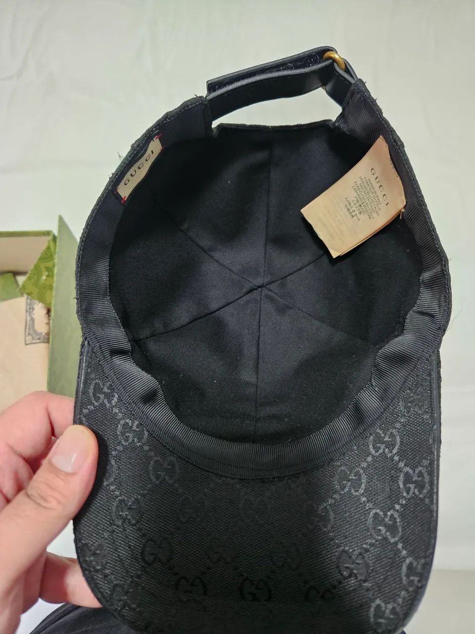 BONÉ GUCCI GG SUPREME ORIGINAL - ESTADO IMPECÁVEL. - Foto 5