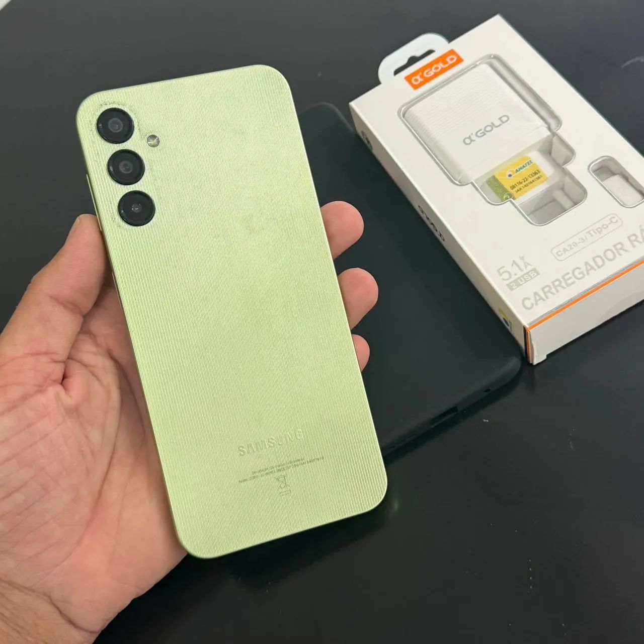 Samsung A14 verde 128gn - Foto 2