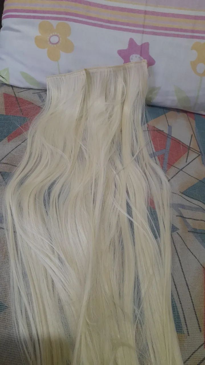 Vendo aplique loiro tic tac - Foto 2