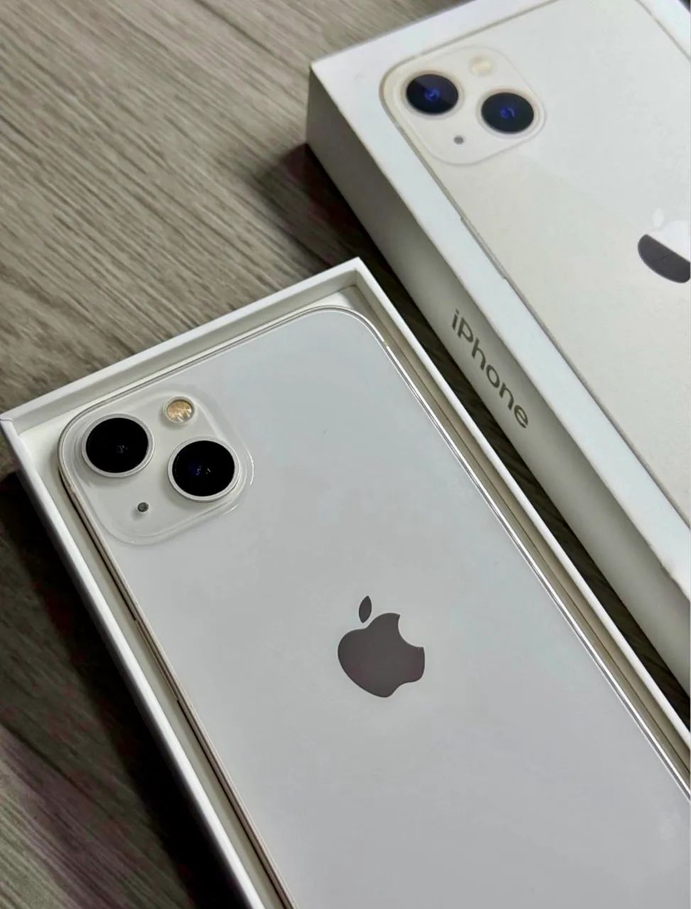 iPhone 13 branco 256GB ? impecável, todo original - Celulares e