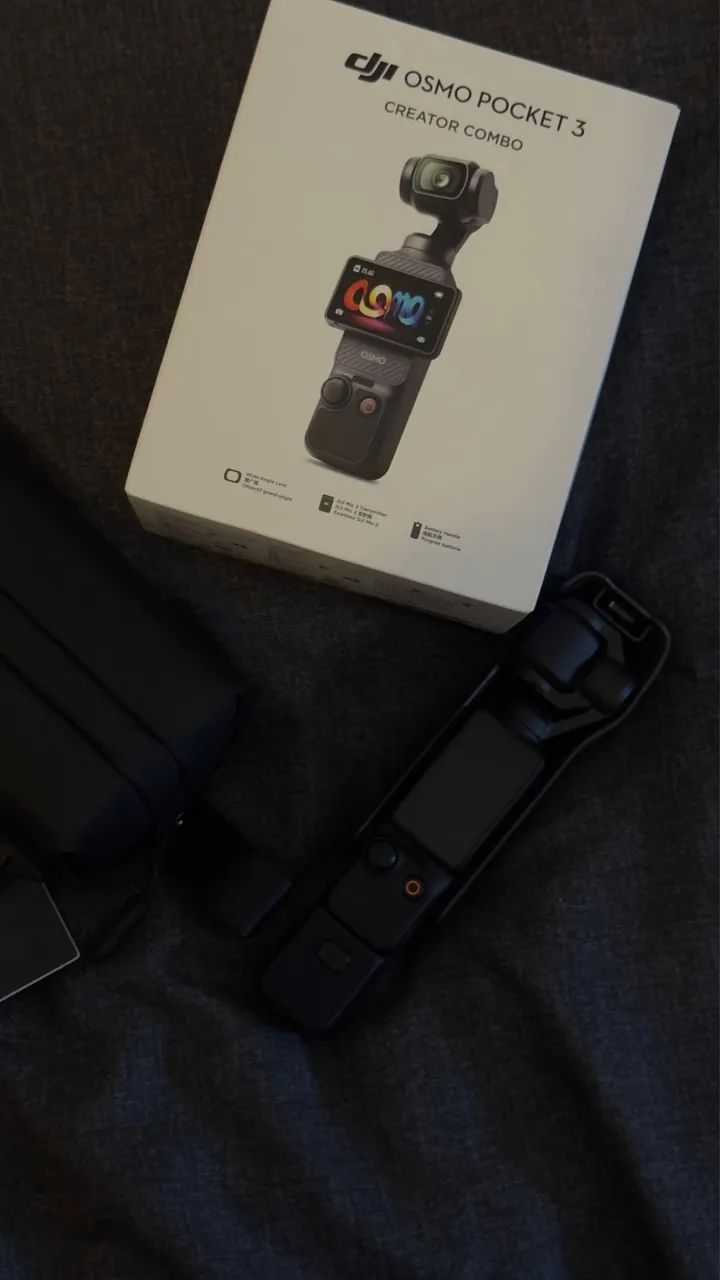 Câmera Osmo pocket 3 creator combo, com caixa e todos acessórios  - Foto 3