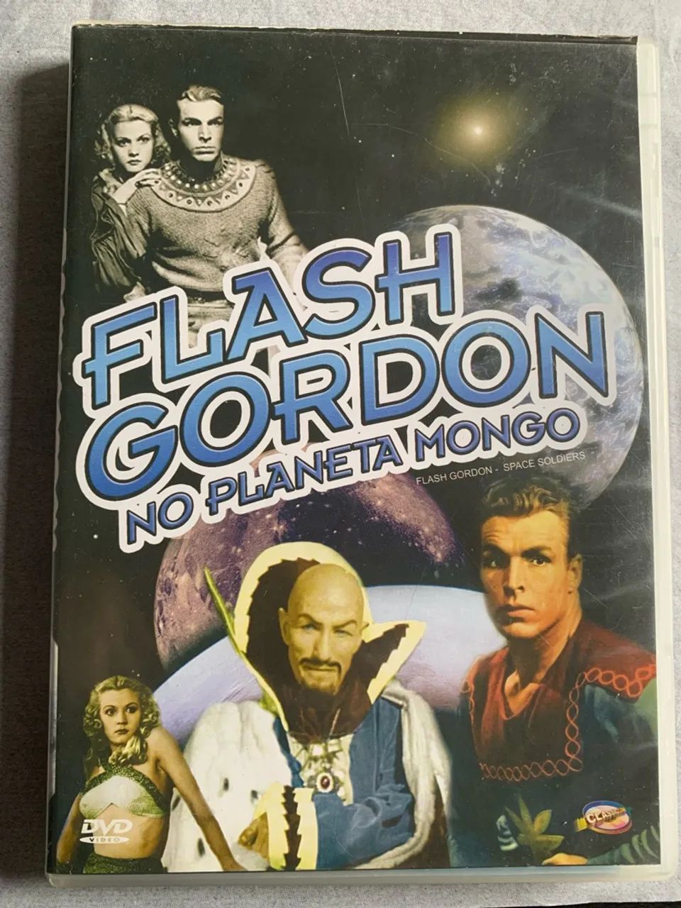 dvd flash gordon no planeta mongo original 