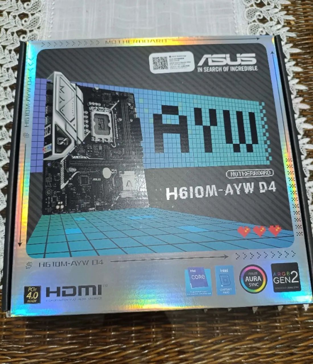 Placa Mãe ASUS H610M-AYW D4