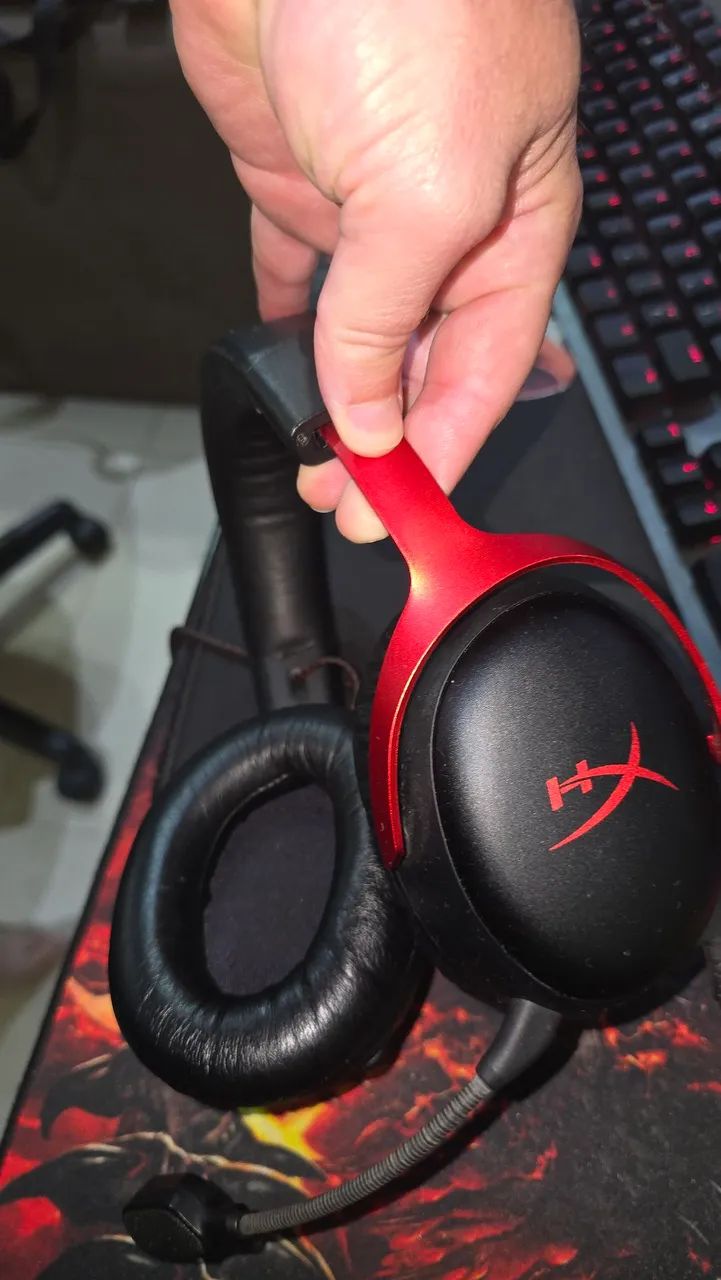 Fone de ouvido hyperx cloud 3 headset gamer - Foto 3
