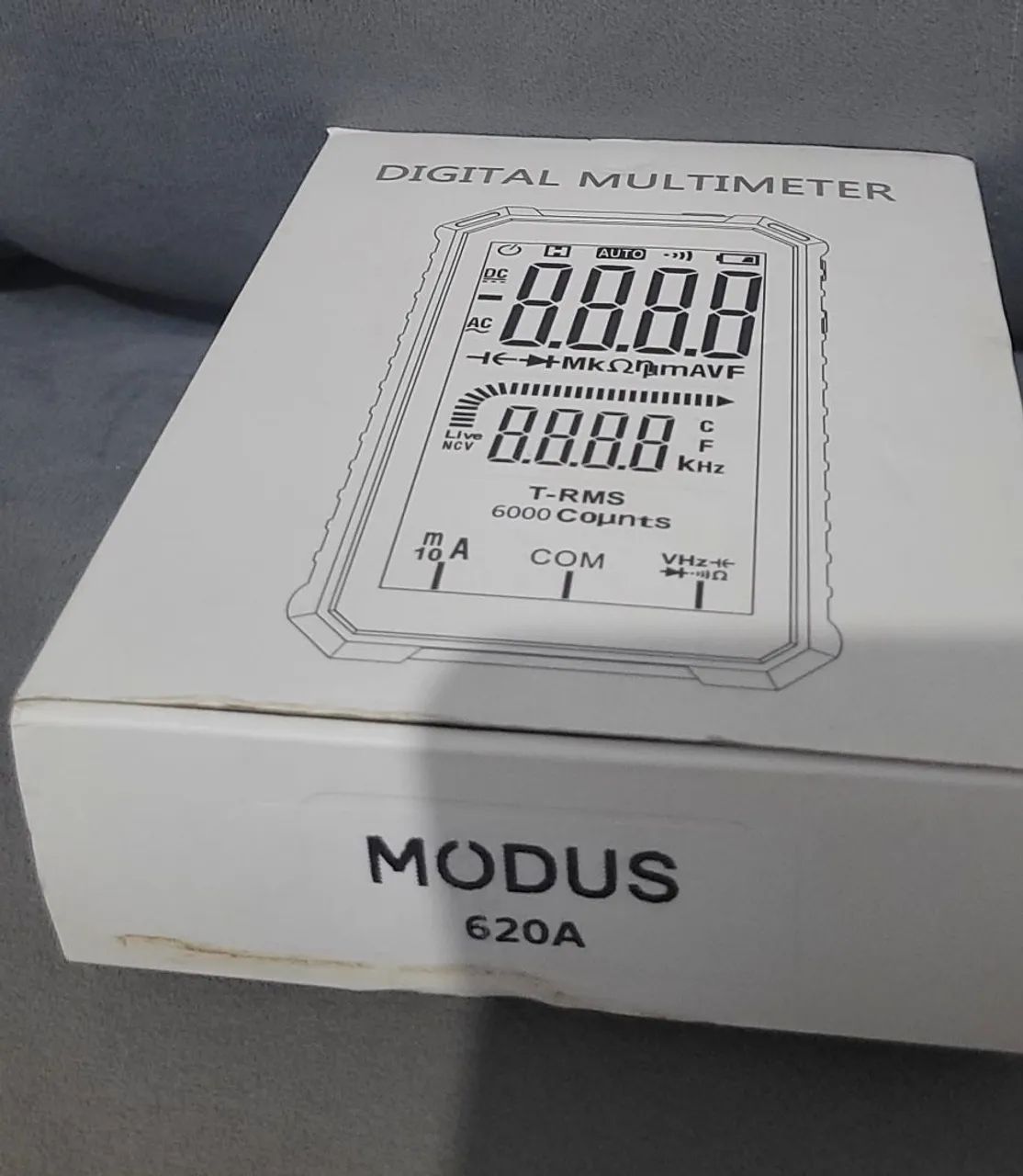 Multímetro Digital Modus 620A T-RMS Original | 6000 Contagens | Auto Range | NCV  - Foto 5