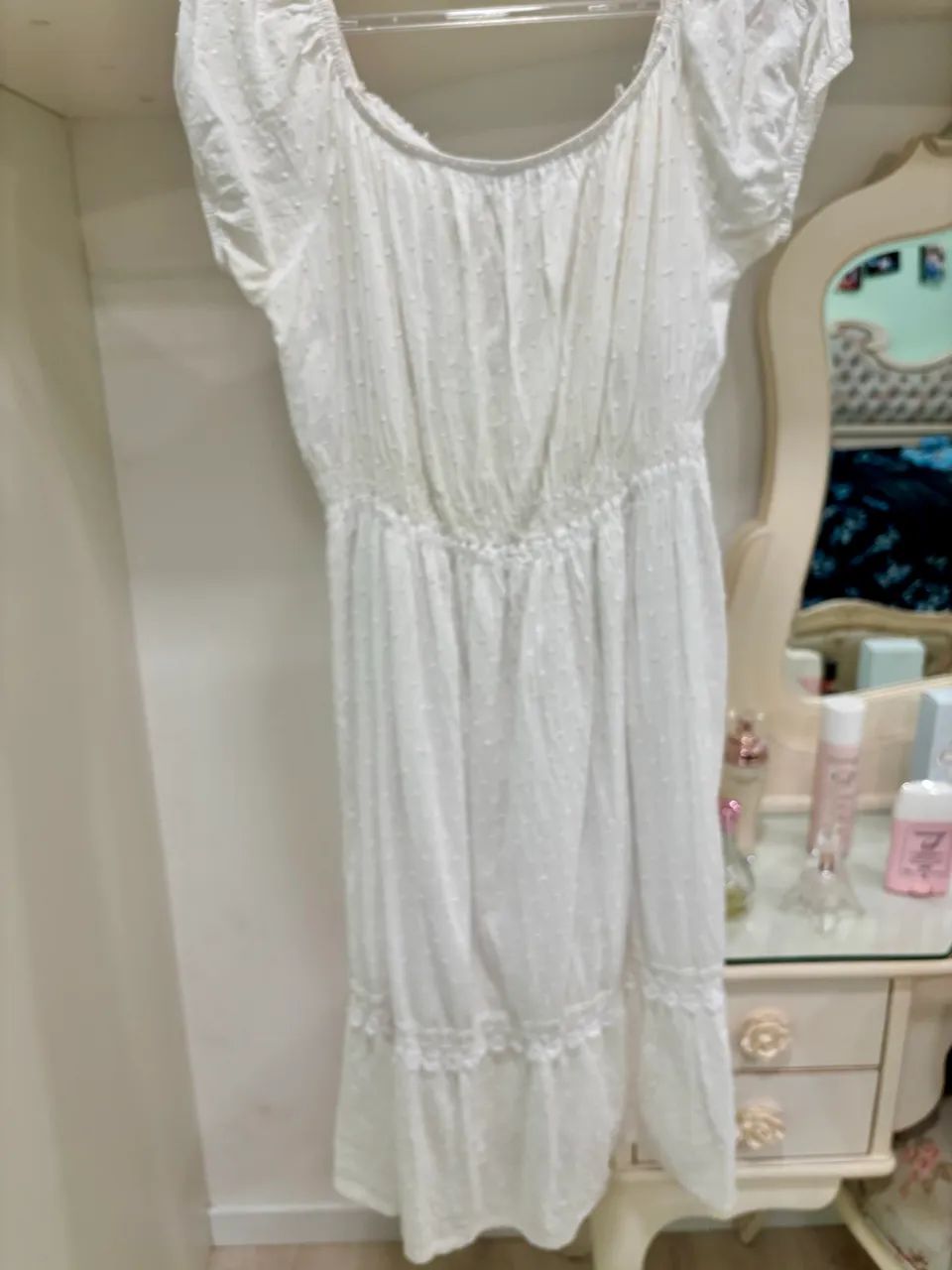 Vestido branco bordado  - Foto 3