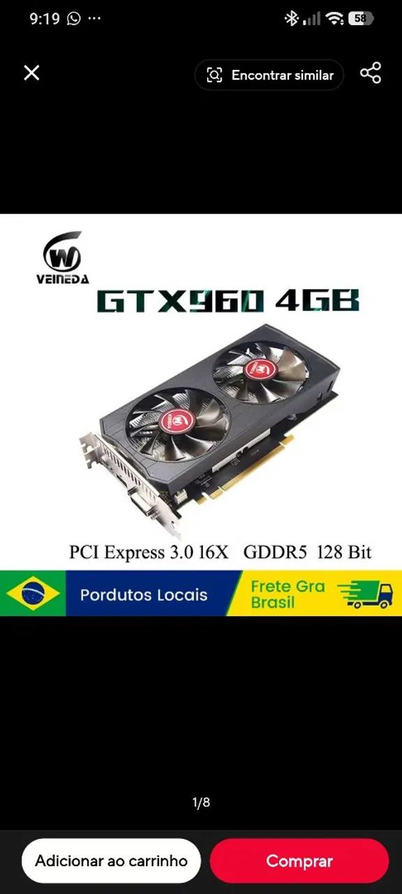 Gtx 960 nova 4Gb - Foto 3
