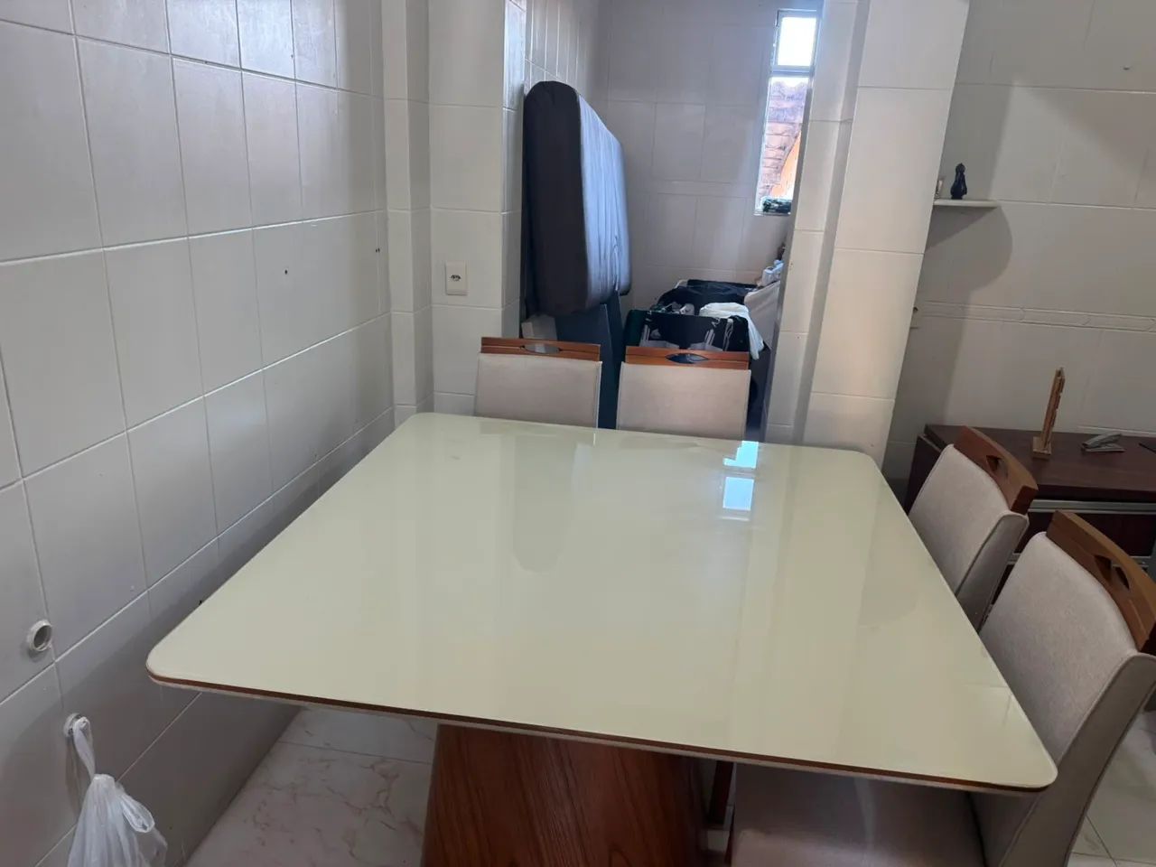 Mesa central vidro laqueado de 8mm