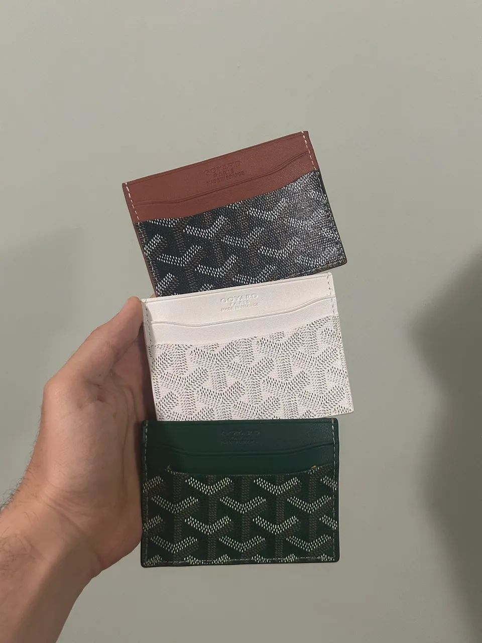 Portão cartão goyard 